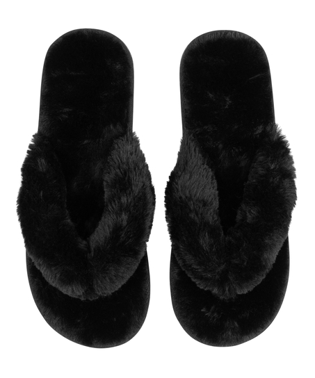 T&oslash;fler Fake Fur, Svart