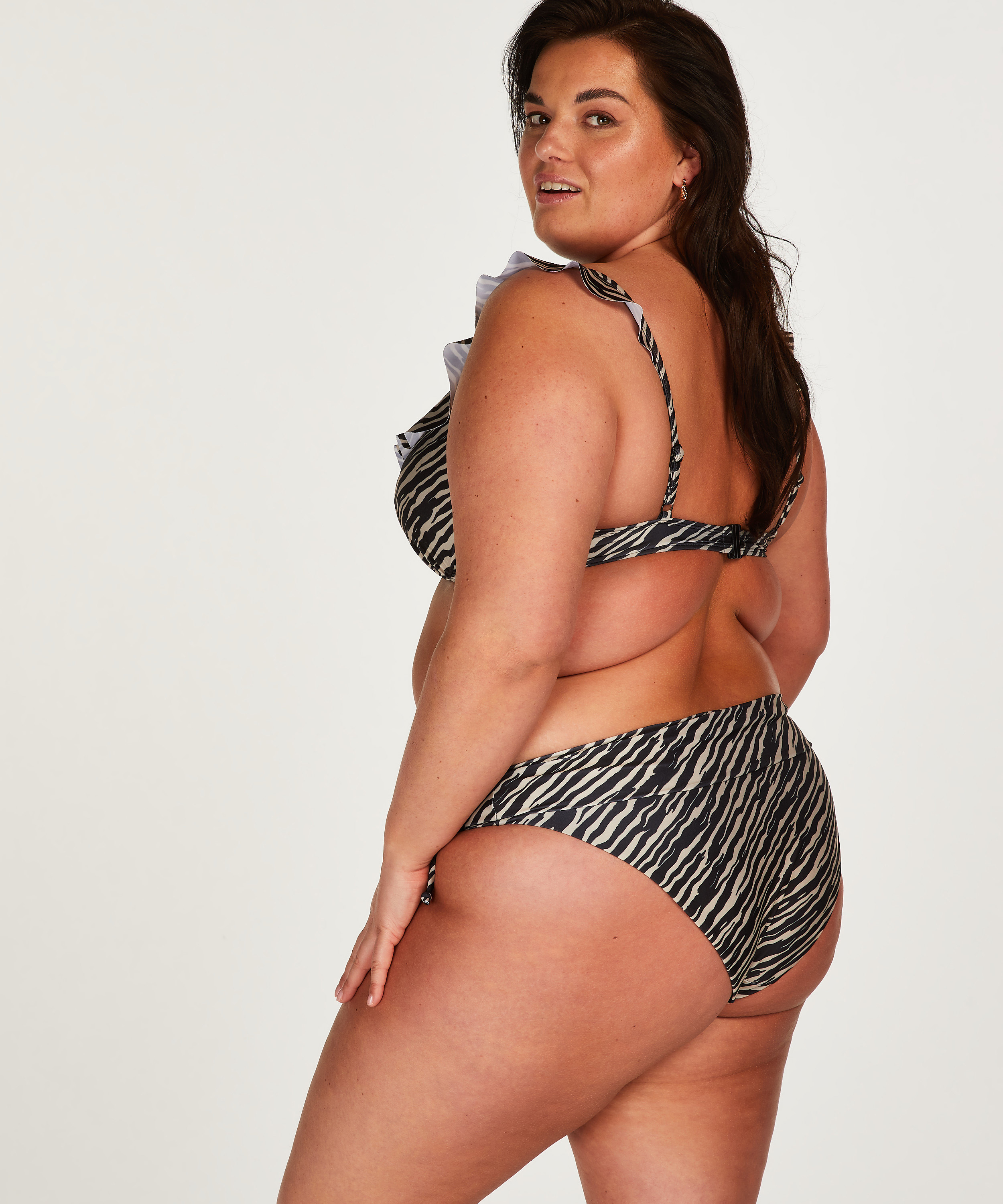 Rio Bikini Underdel Zebra, Brun, main