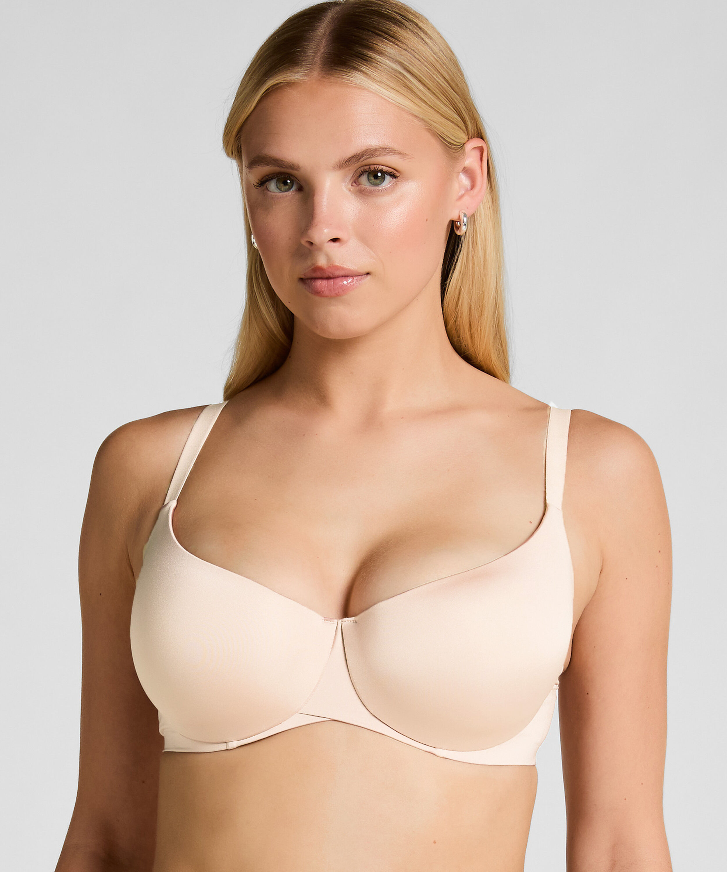 Polstret BH med bøyle Smooth, Beige Polstret BH med bøyle Smooth, Beige