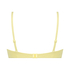 Fôret stroppeløs bikinitopp med spiler Scallop skål E +, Gul