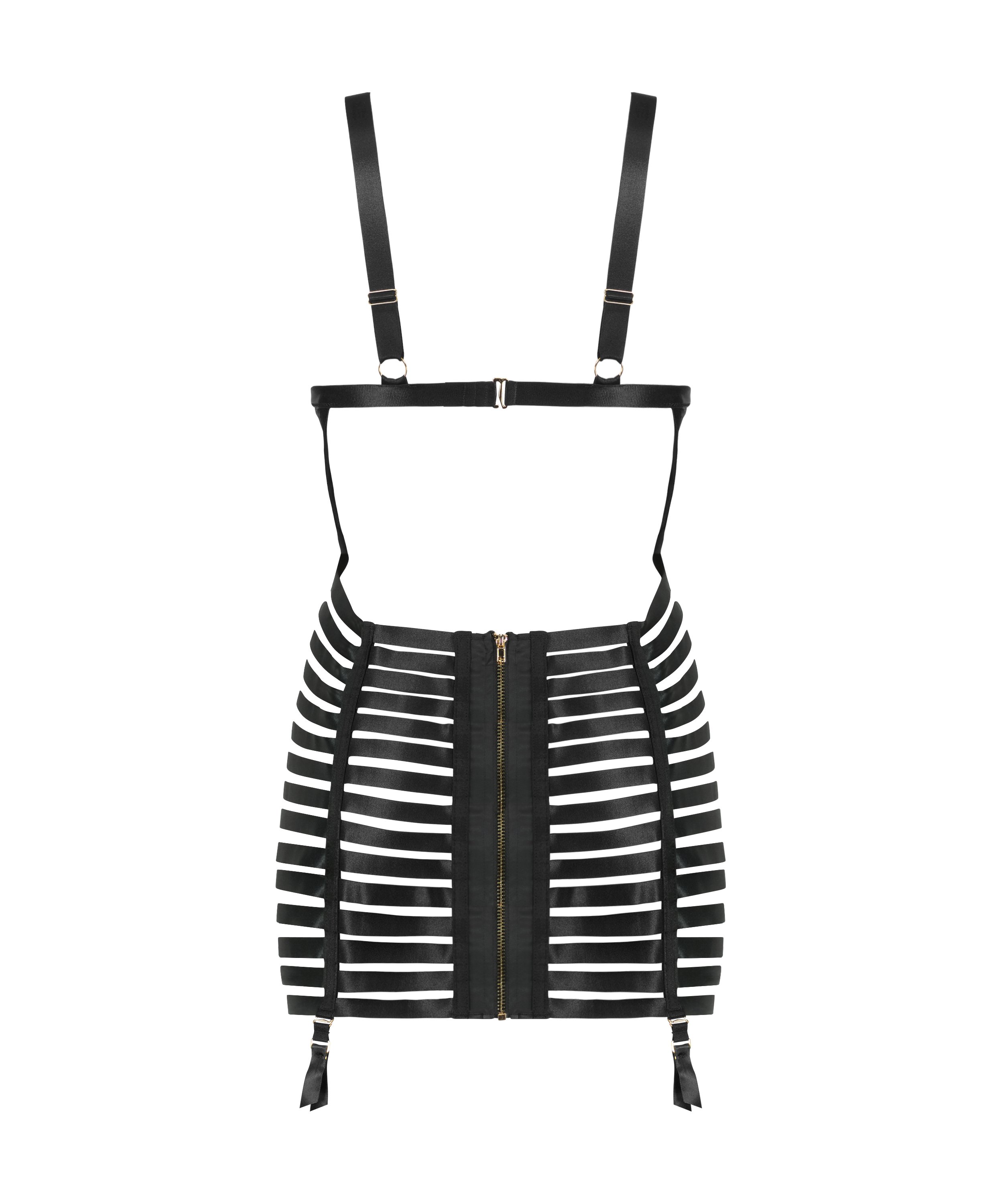 Slipkjole Brooke, Svart, main