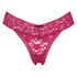 Floral lace g-streng, Rosa