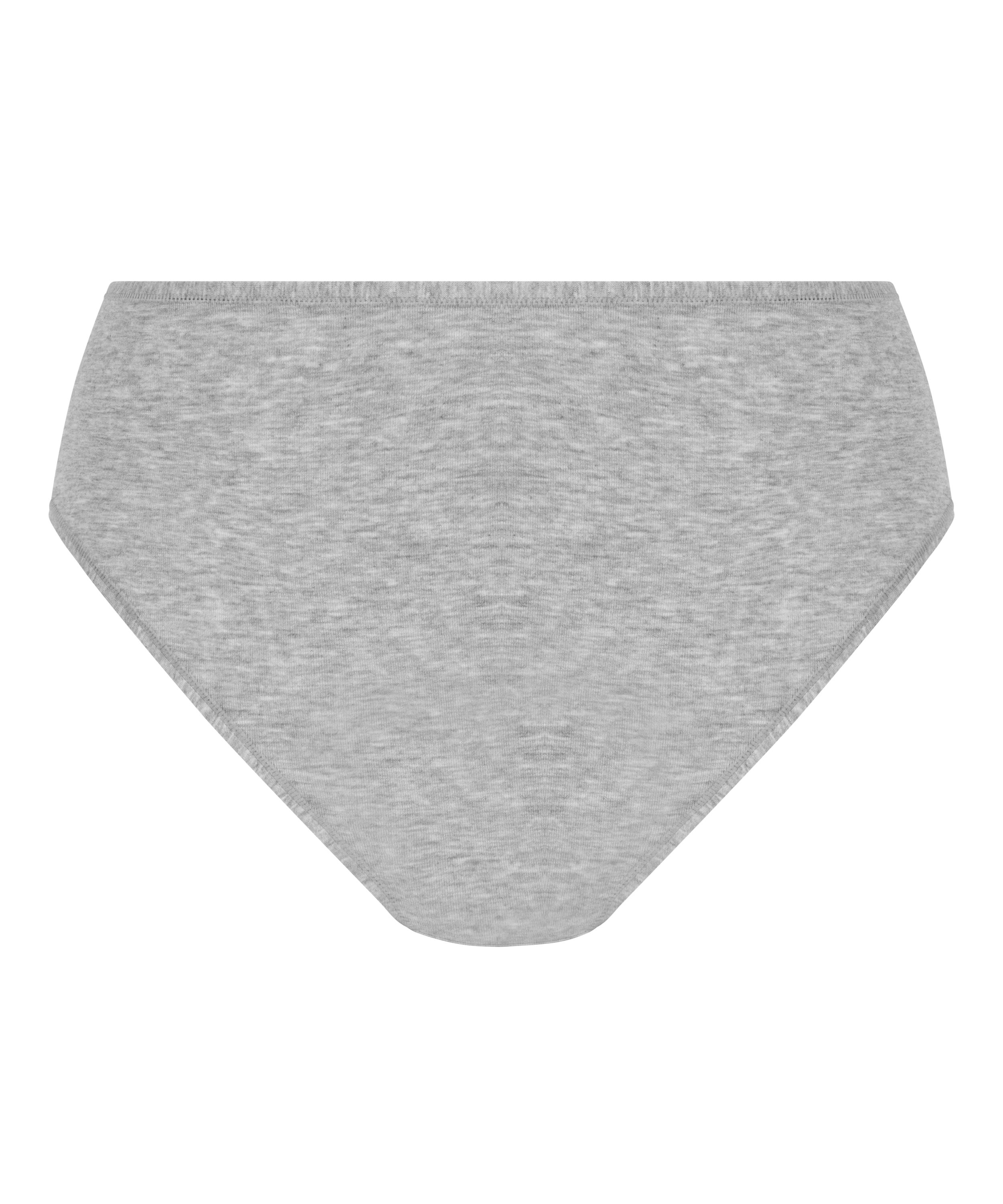 Brazilian med høye ben, i bomull, Grå, main