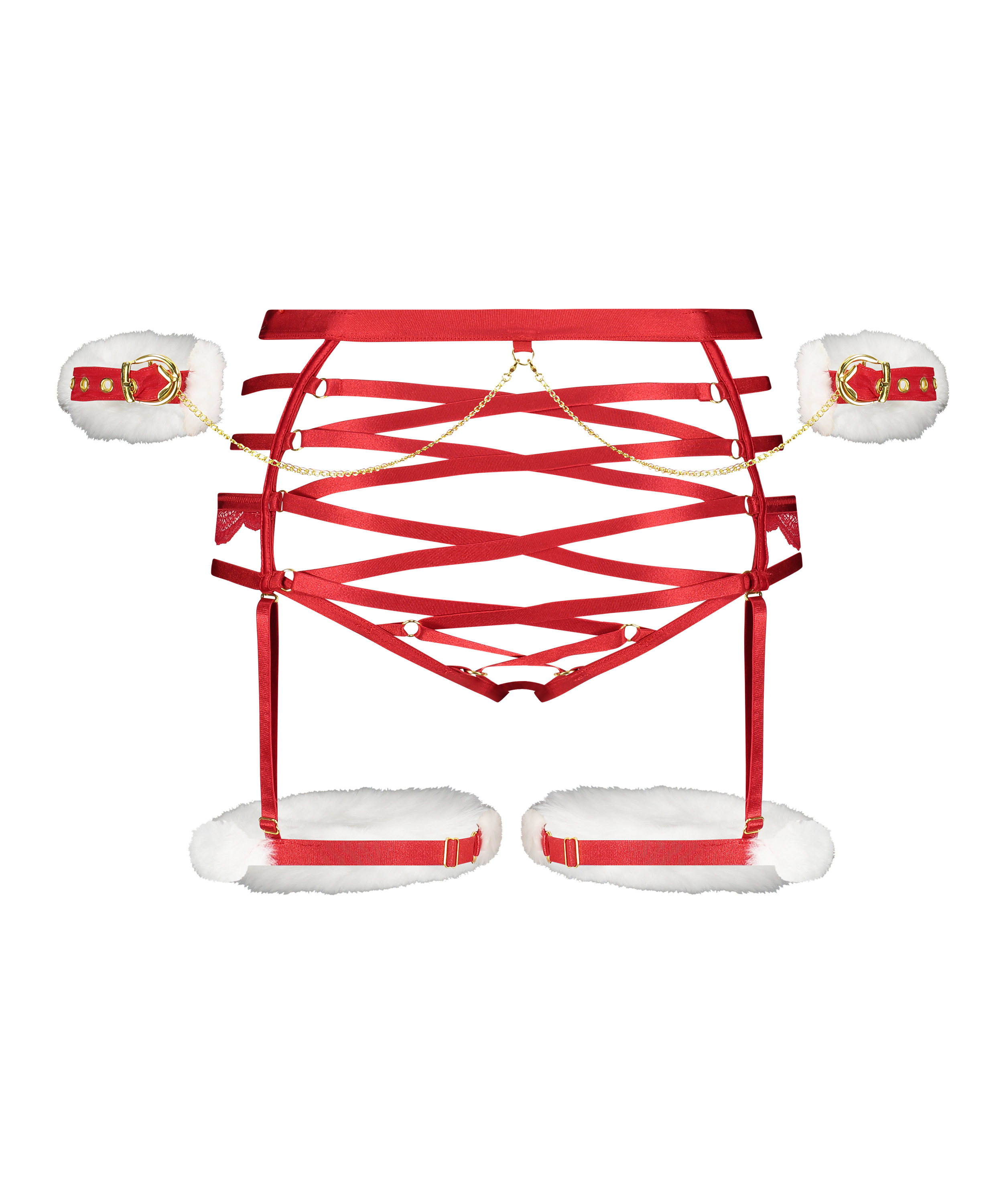 Cindy høy brasiliansk truse, Rød, main