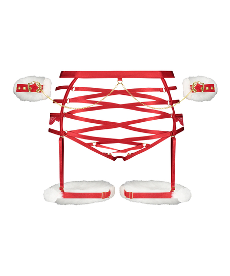 Cindy høy brasiliansk truse, Rød