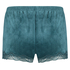 Velvet lace shorts, Bl&aring;