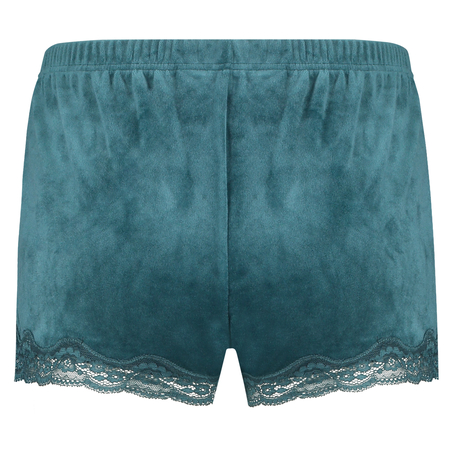 Velvet lace shorts, Bl&aring;