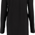 Nightshirt V-neck long sleeves, Svart