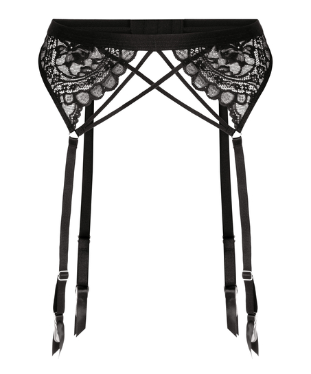Sabrina suspenders-belte, Svart