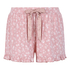 Jersey Ruffled Shorts, Rosa