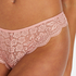 Slip br&eacute;silien jambe haute, Rosa