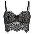 Alicia Padded Underwired Longline Bra, Svart