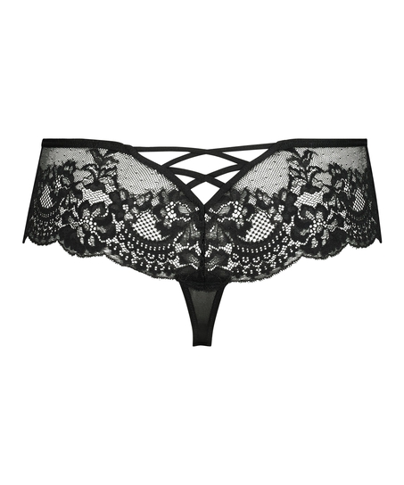 Saraya hipster-string, Svart