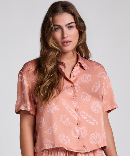 Pysjamatopp Springbreakers, Beige