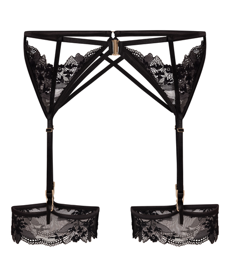 Strømpeholdere Amari, Svart