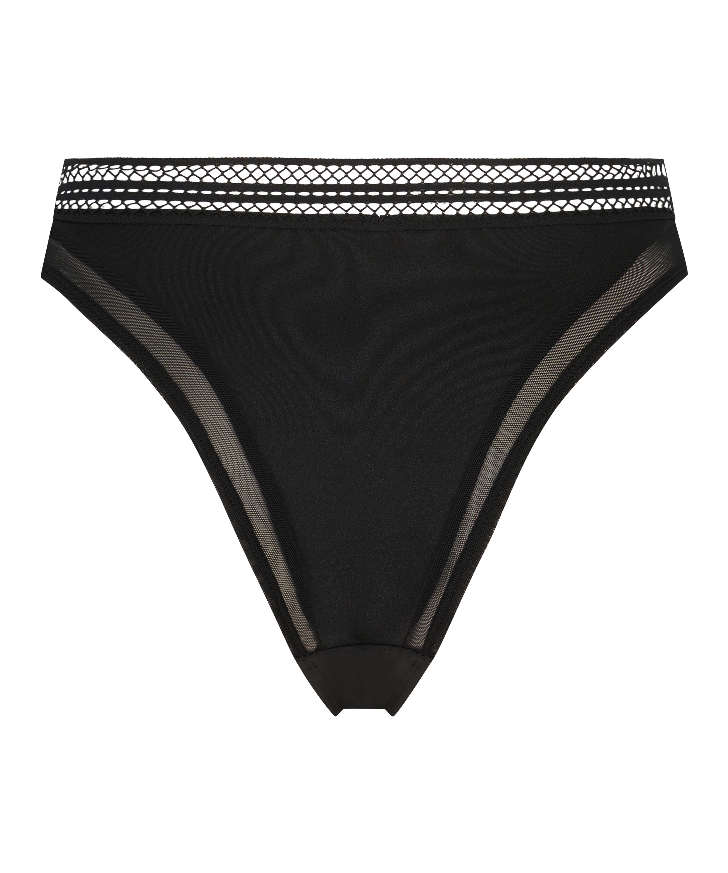 Brazilian-truse med høyt snitt Mina, Svart, main