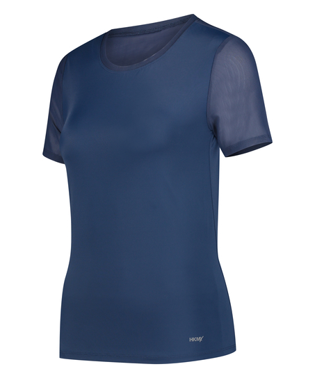 HKMX Open Back Sports Shirt, Blå