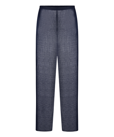 Bukser i strandstrikk, Blå