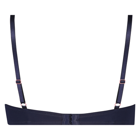 ﻿Vattert bh med bøyle Plunge, Blå