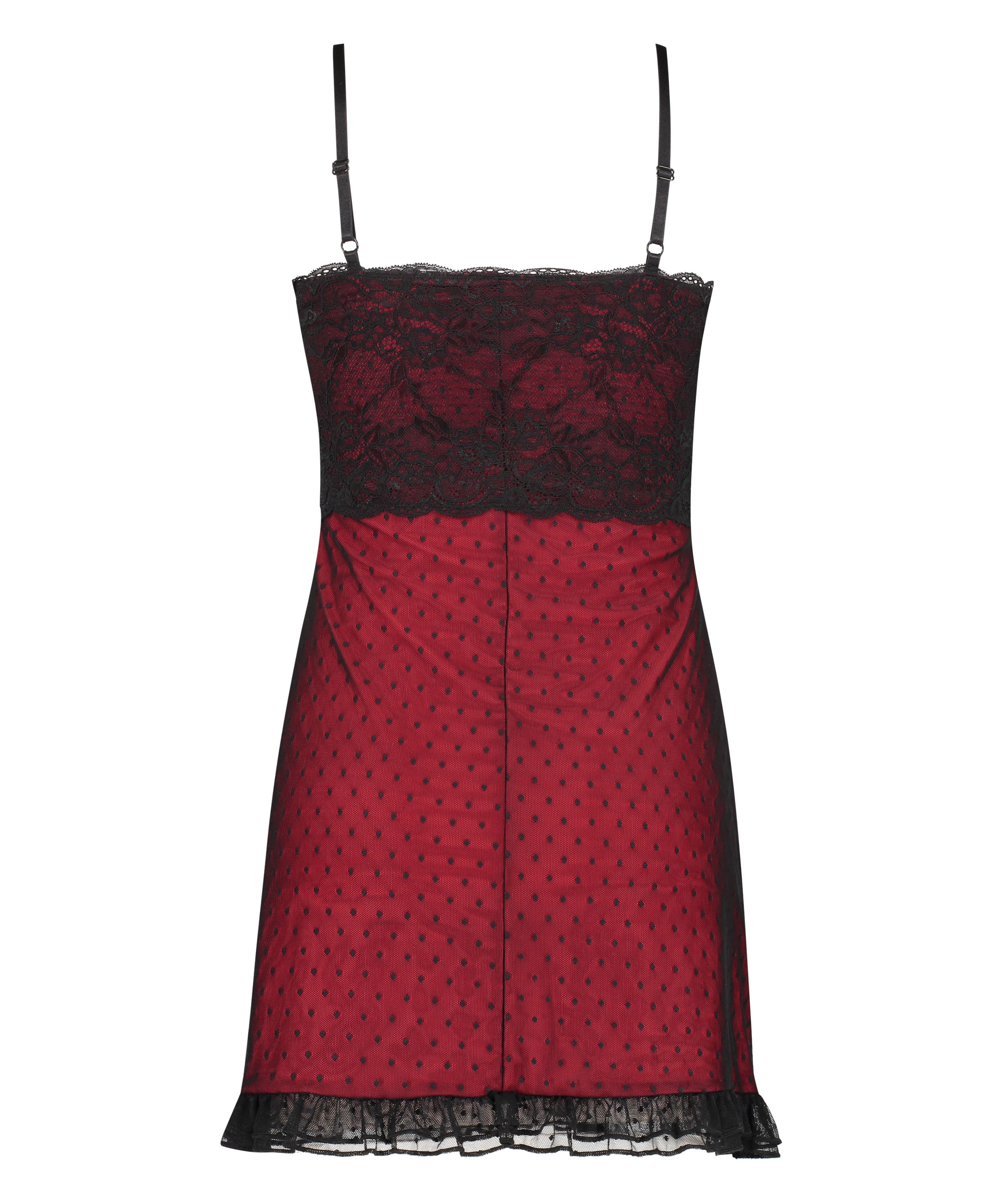 Bandeau slipkjole, Rød, main