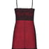 Bandeau slipkjole, Rød