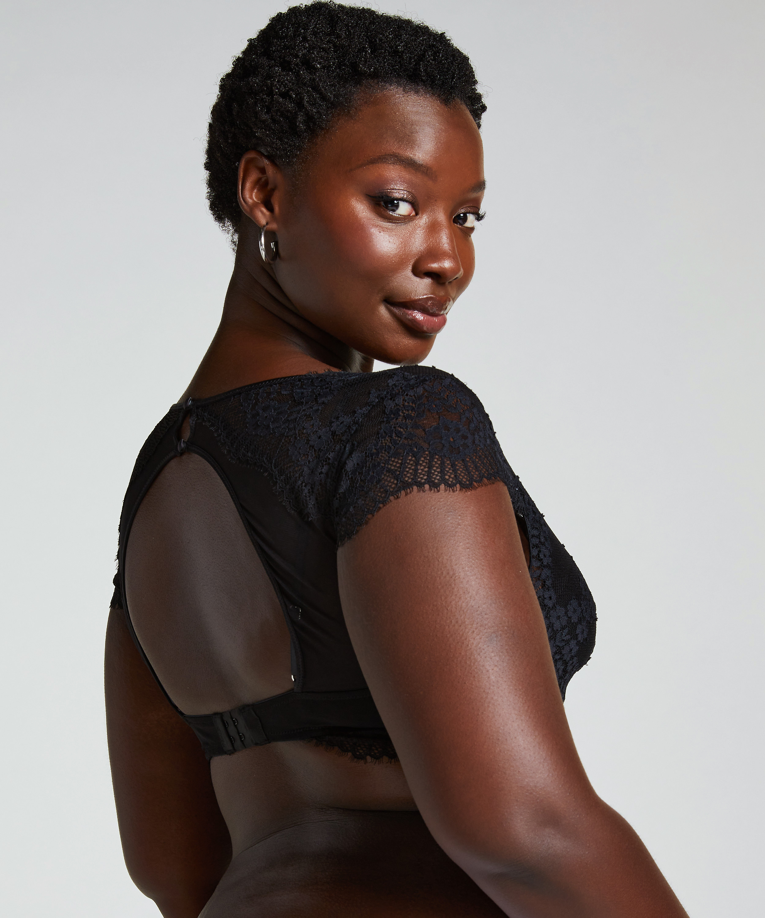 Bralette Daphne, Svart, main