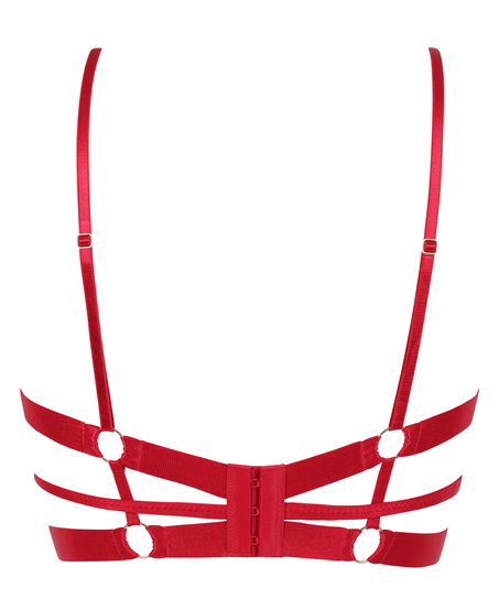 Uvattert bh med bøyle Jacky, Rød