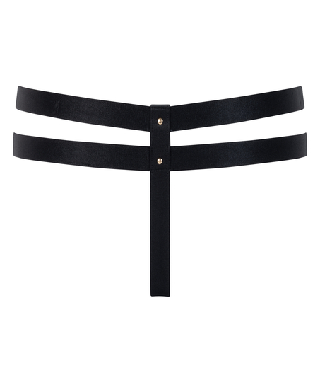 Åpen skritt stringtruse Athena, Svart