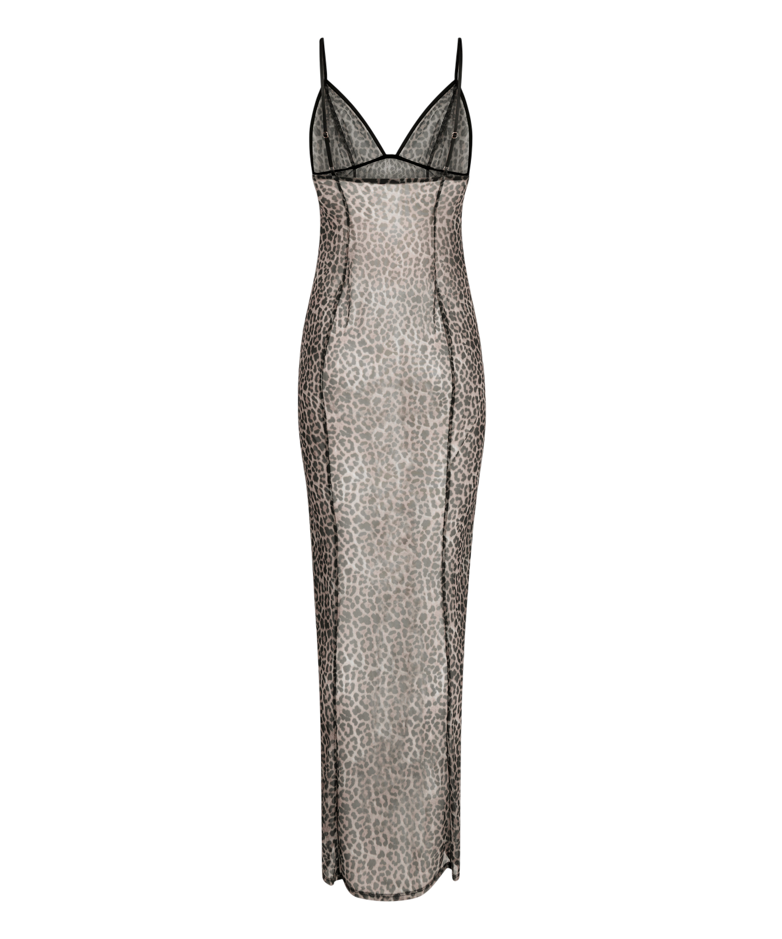 Slipkjole Maxime, Svart, main