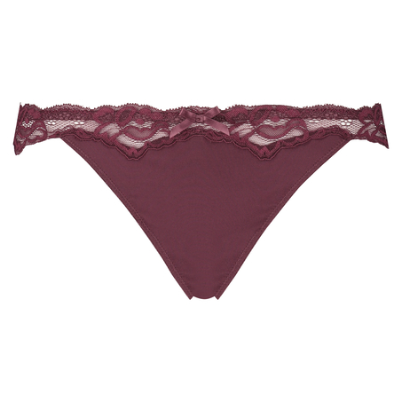 G-streng Secret Lace, R&oslash;d