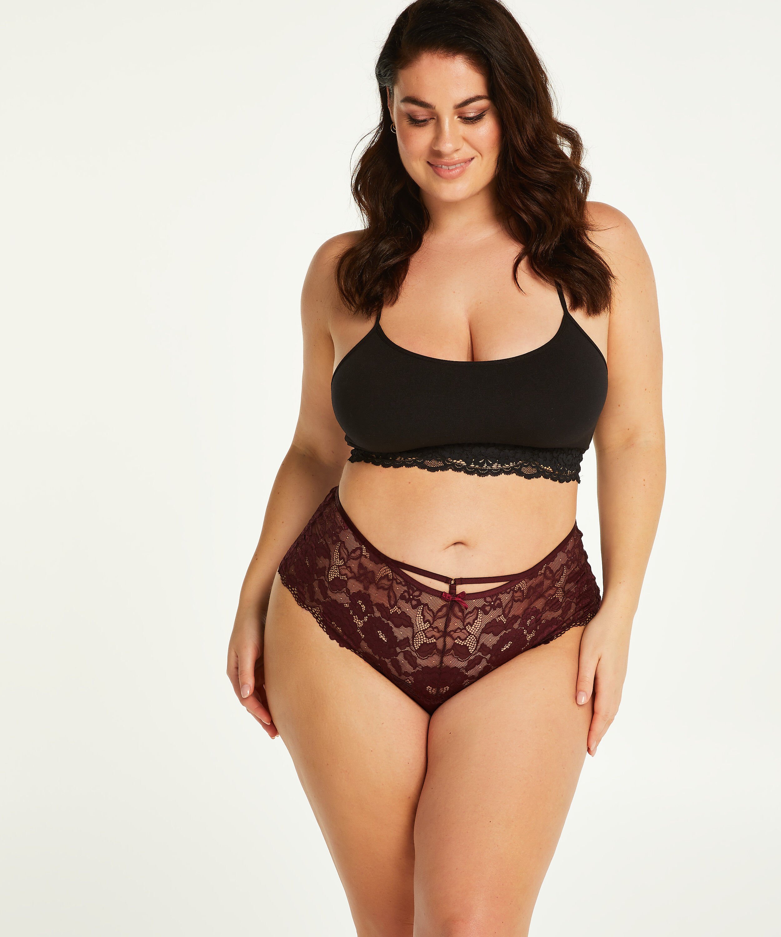 Hipster-string Jolie Curvy, Rød