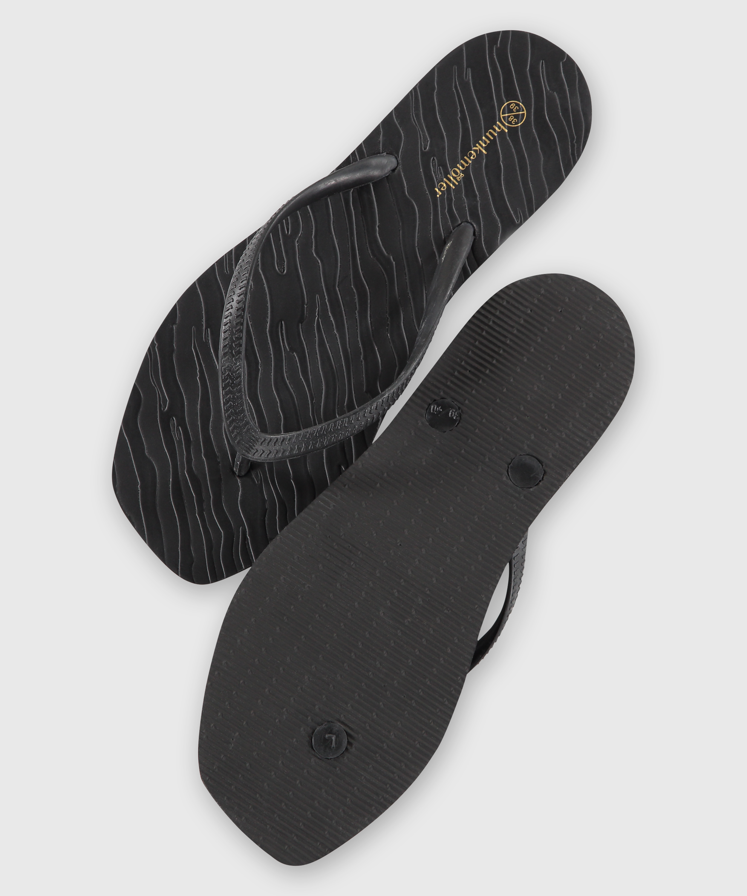 Slippers Zebra, Svart, main