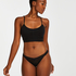 Kira Low Thong, Svart