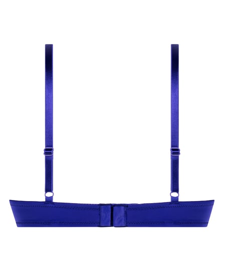 Vattert bh med b&oslash;yle Plunge, Bl&aring;