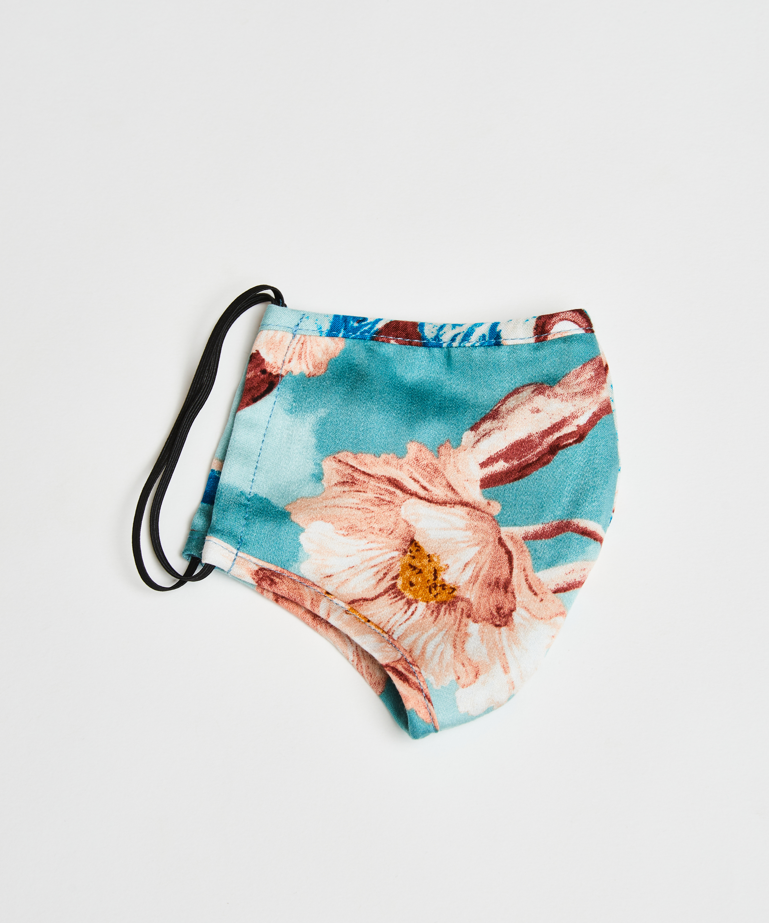 Ansiktsmaske Print, Blå, main