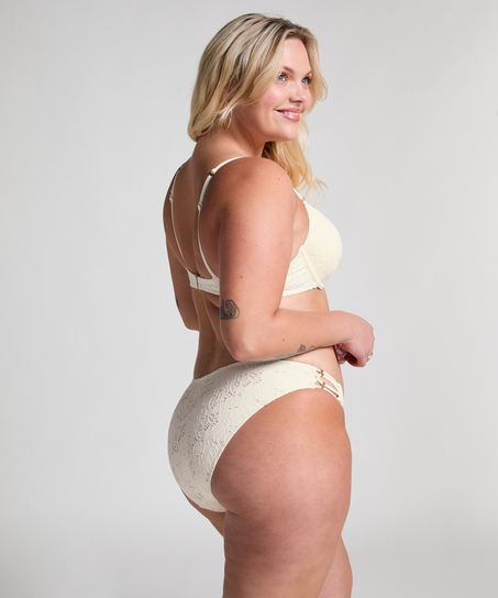 Bikiniunderdel Crochet, Hvit