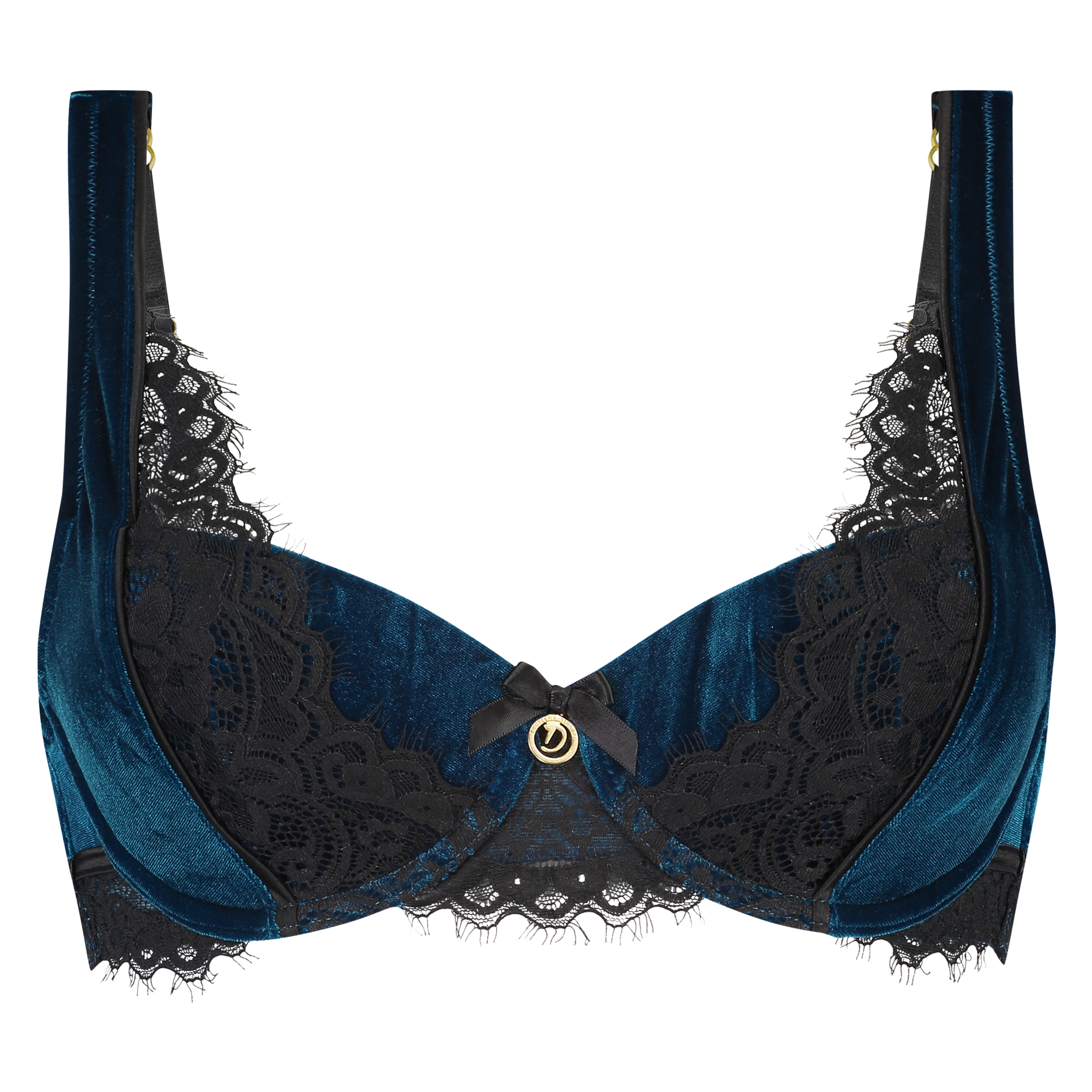 Doutzen Allusion Padded Underwired Bra, Bl&aring;, main