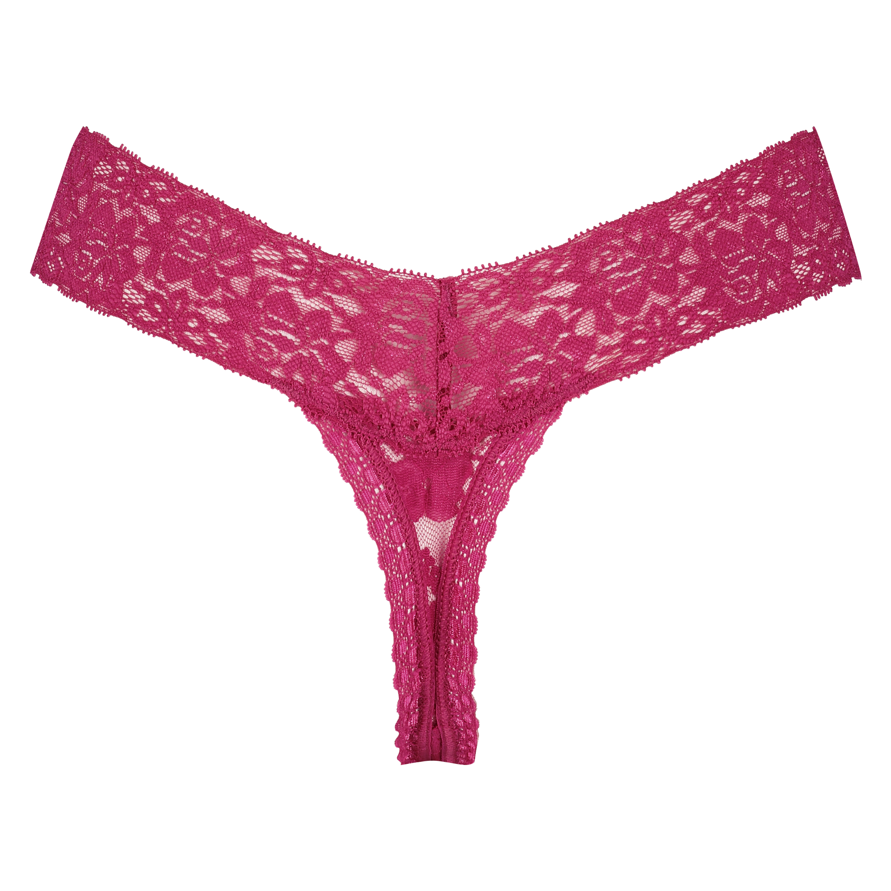 Floral lace g-streng, Rosa, main