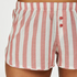 Stripe shorts, Rød