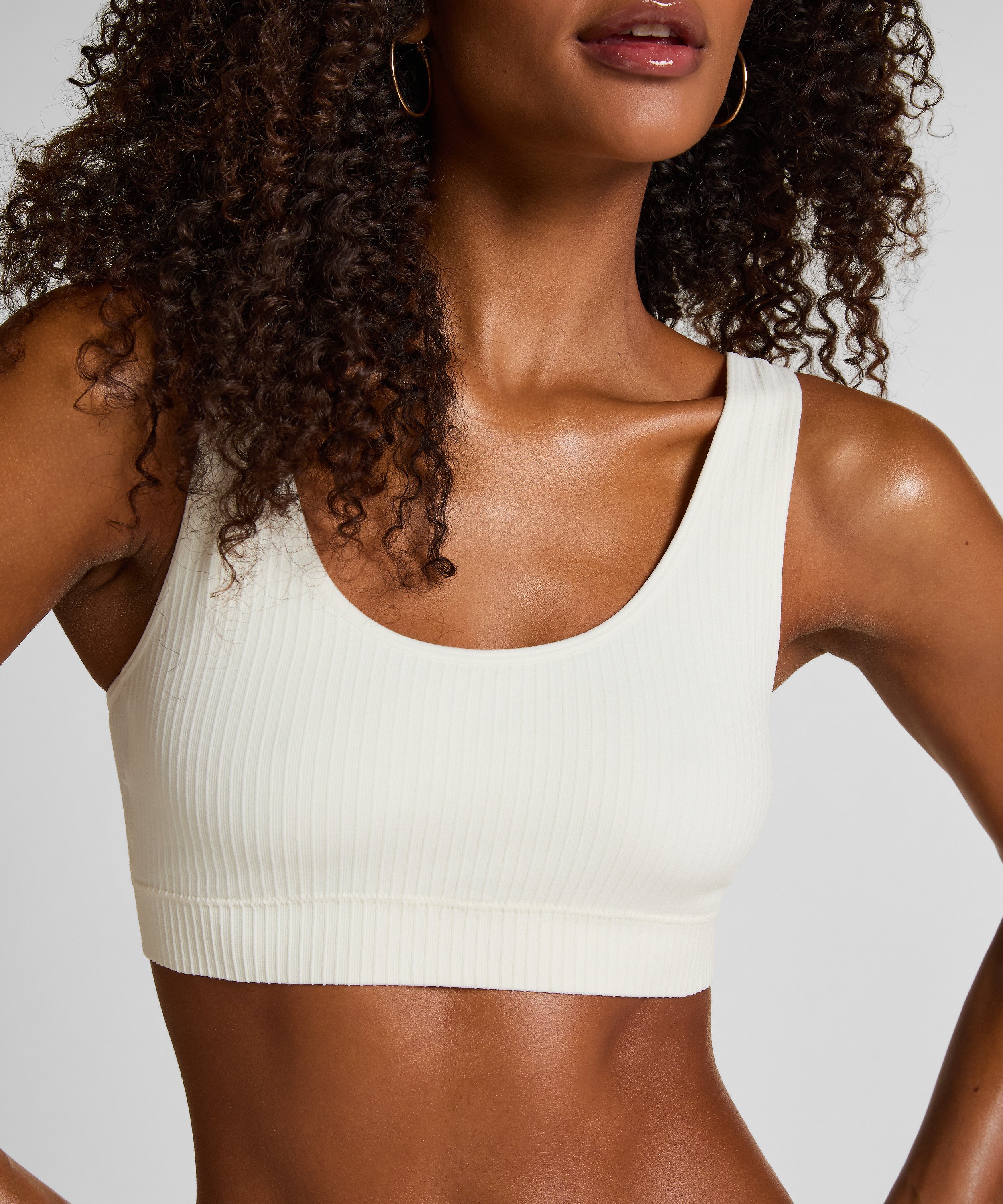 Bralette Scoop Dianne, Hvit, main