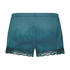 Velvet lace shorts, Blå
