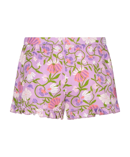 Jersey pysjamasshorts, Lilla