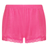 Shorts i blondevelur, Rosa