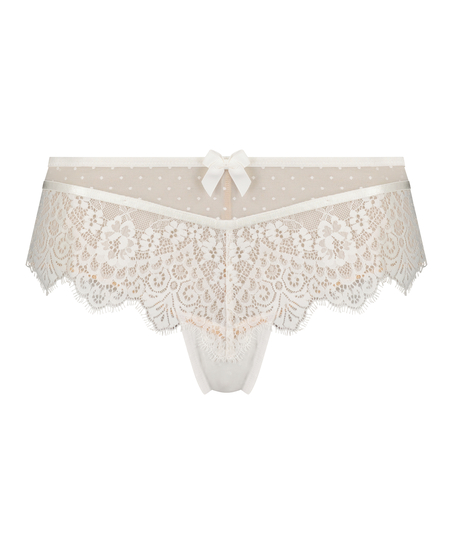 Brasiliansk truse Marilee, Hvit