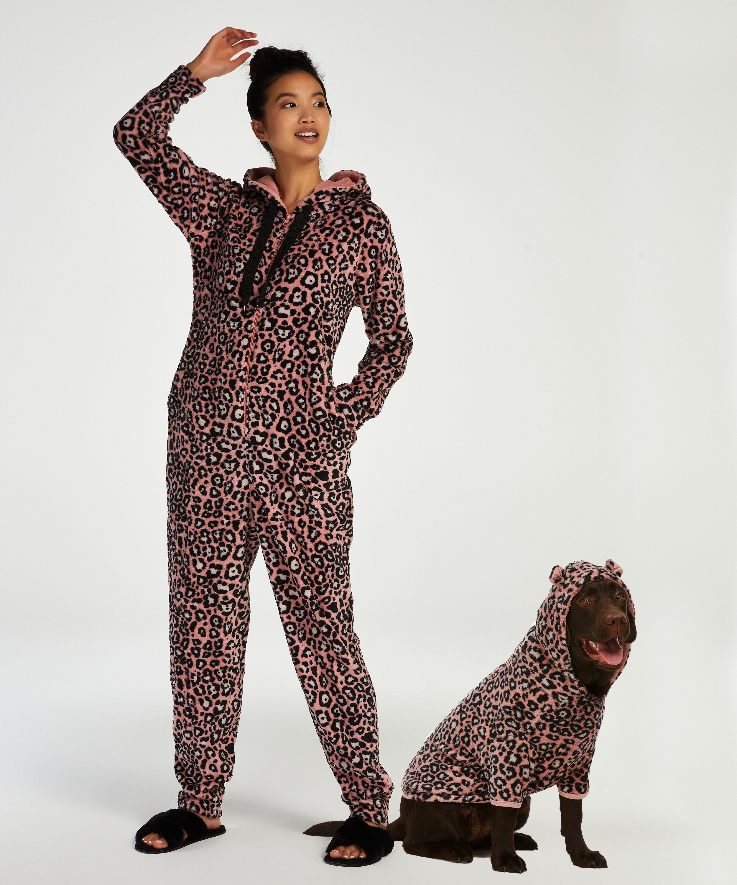 Leopard onesie, Rosa, main