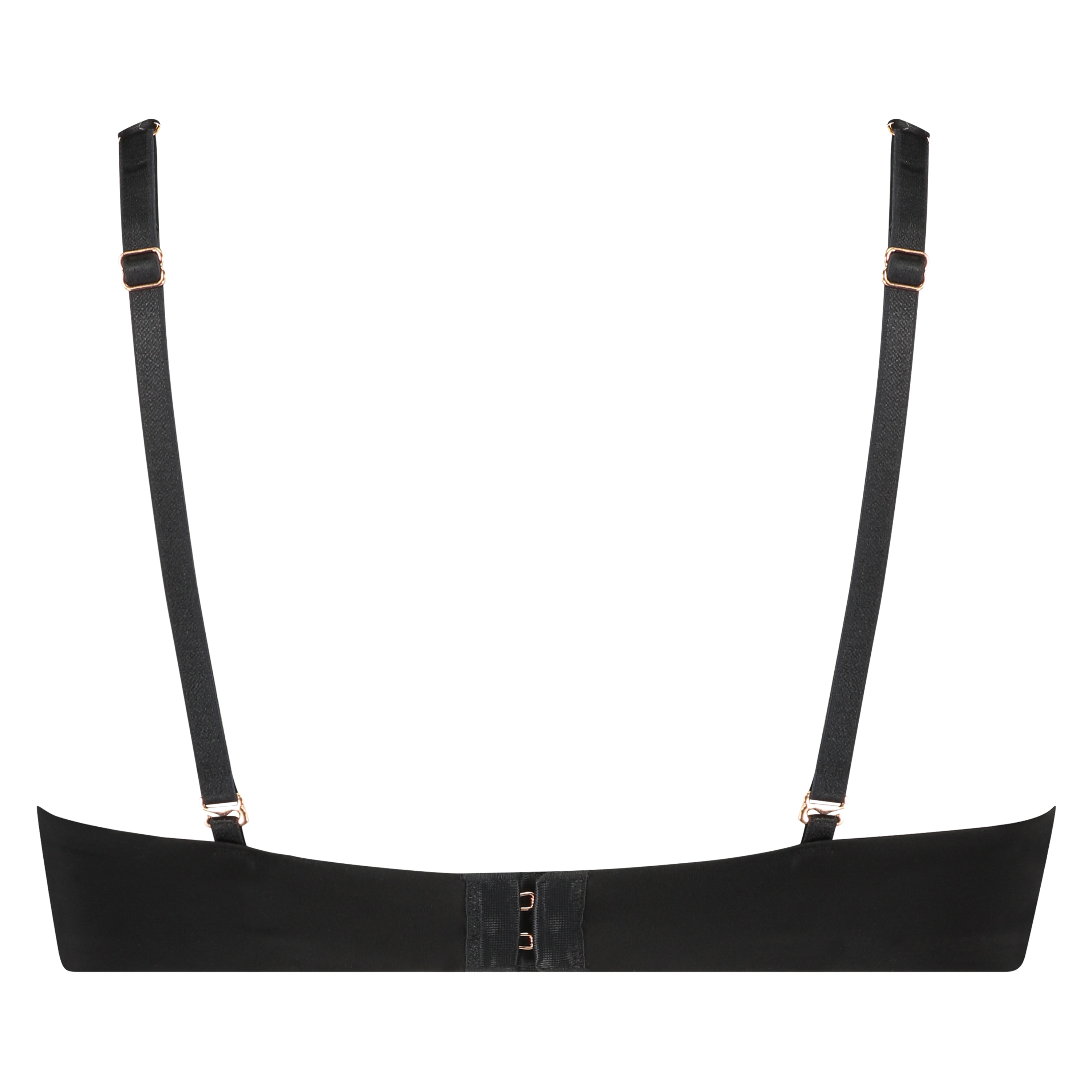 Genevieve polstret spile-bh med halve skåler, Svart, main