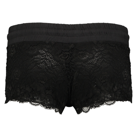 Lace Shorts, Svart