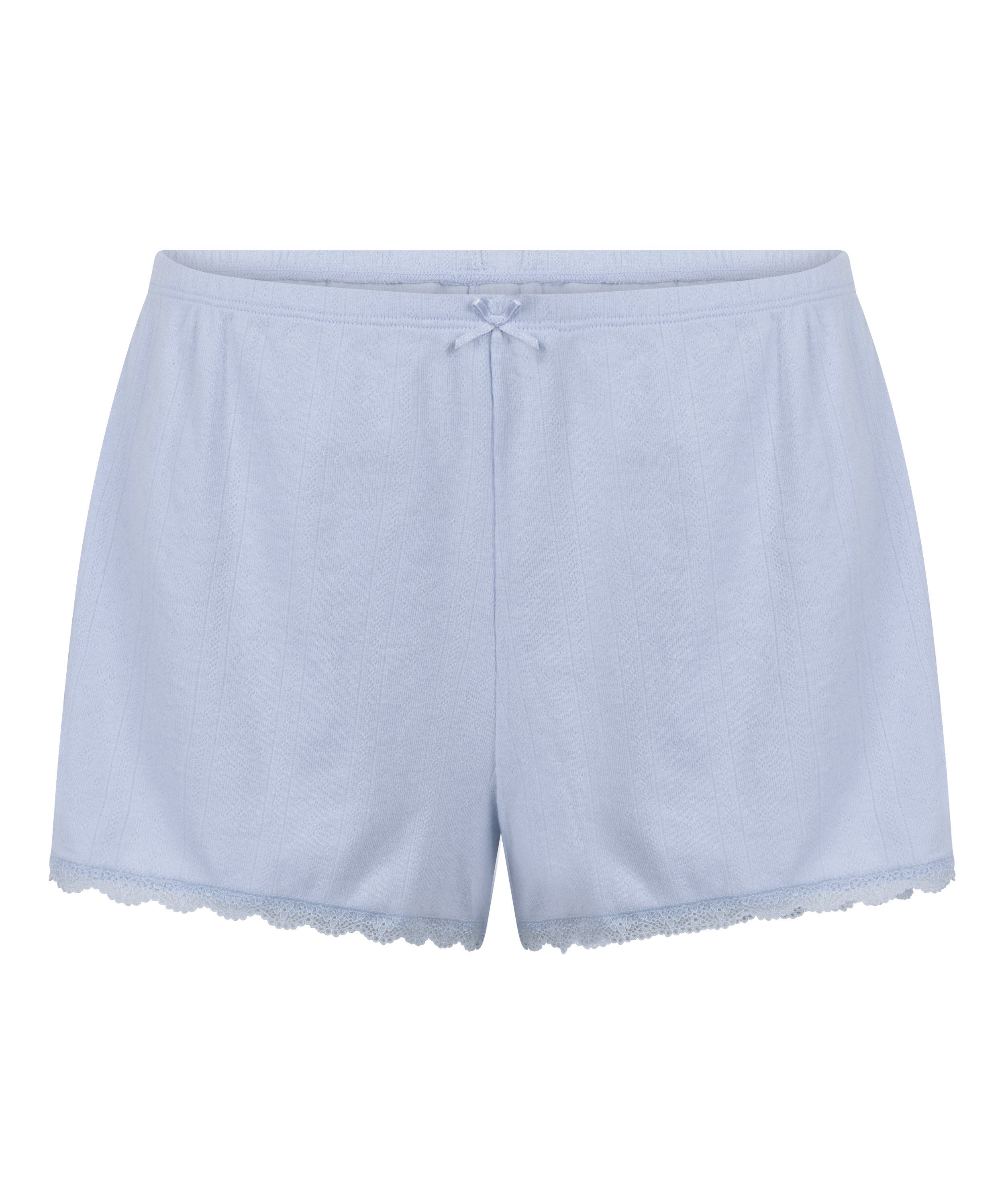Pointelle shorts, Blå, main