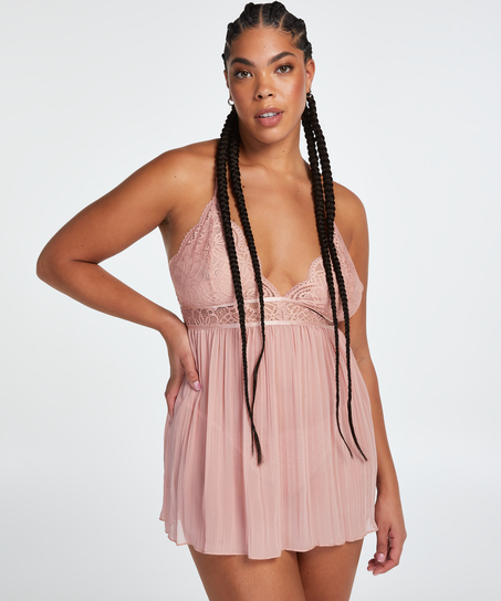 Chiffon babydoll, Beige