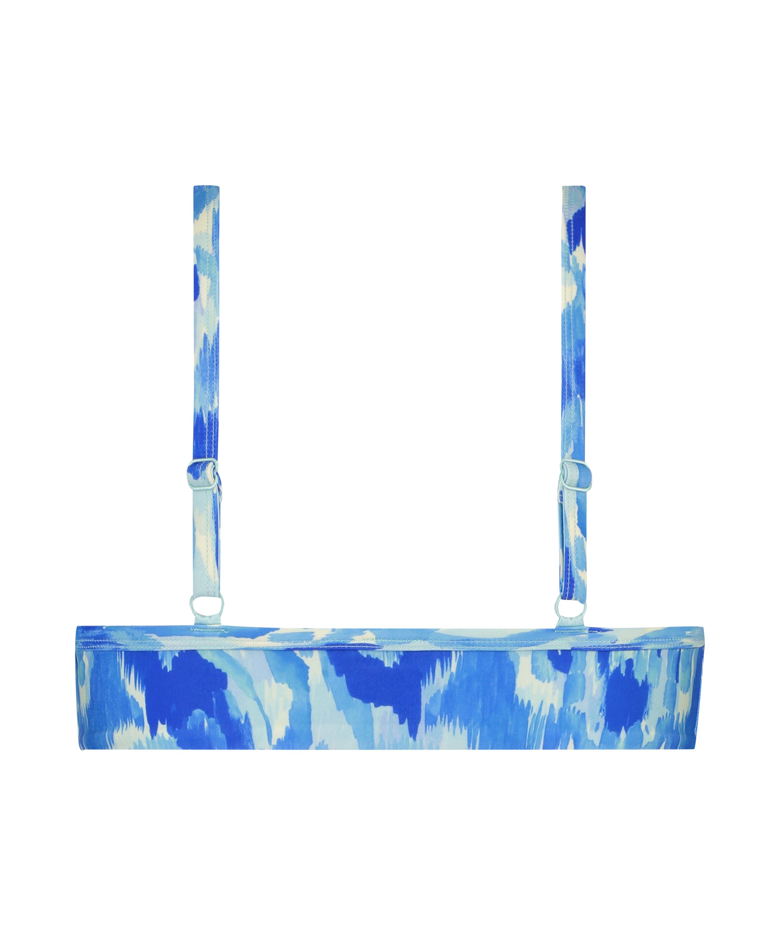 Bikini crop-topp Paraguay, Blå, main